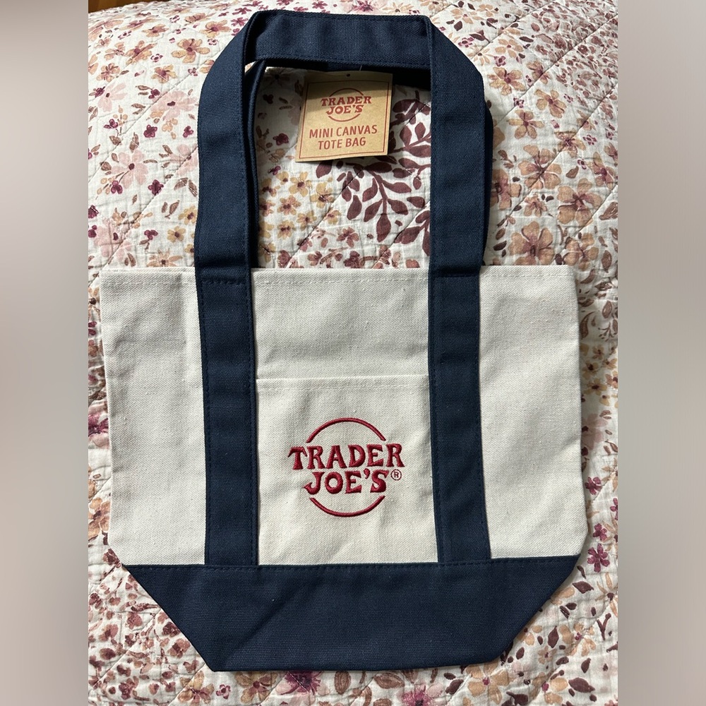 Trader Joe’s Mini Bag - blue